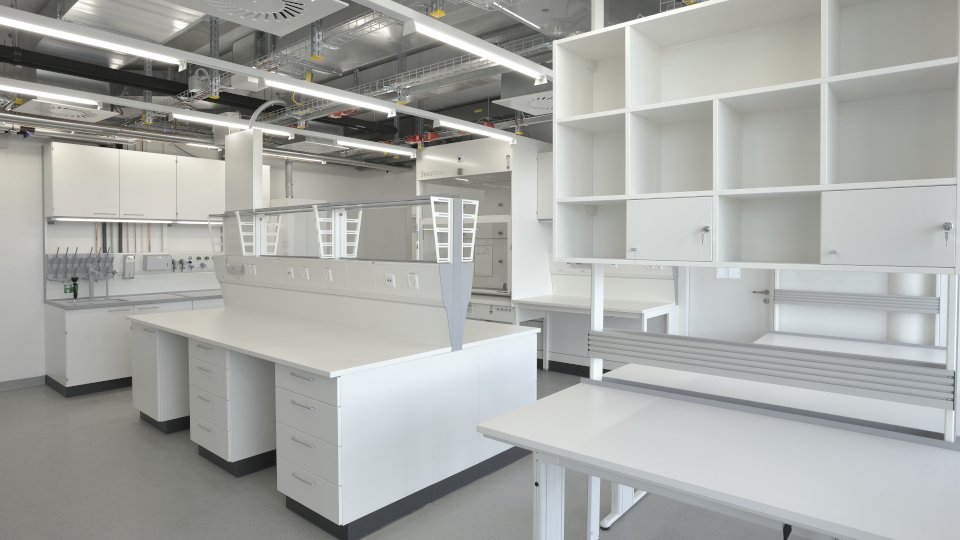 Espace de stockage dans les laboratoires