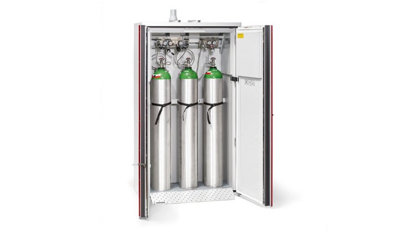 Armoire pour bouteilles de gaz comprimé