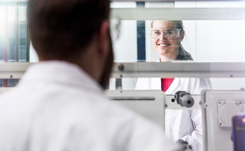 Panneaux latéraux et arrière transparents pour la hotte du laboratoire