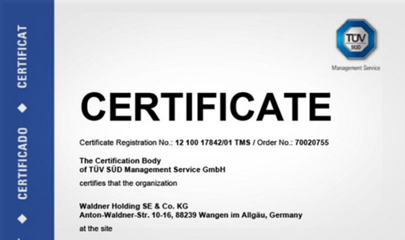 Certificat de gestion de la qualité
